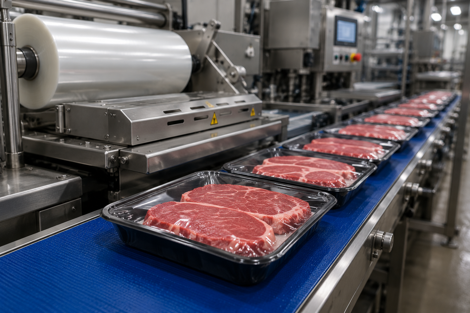 Food packaging line