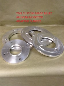 TMS Custom Mae Billet Aluminum Motor Adaptor Flanges