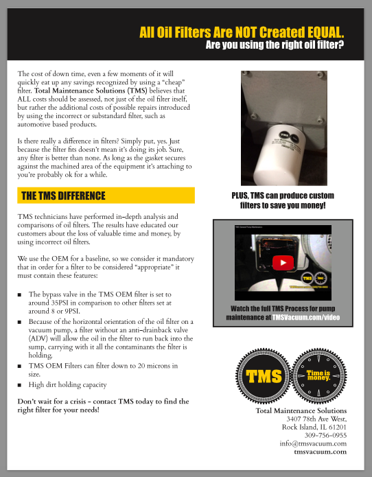 TMS Not All Oil Filters Are Created Equally one page .pdf