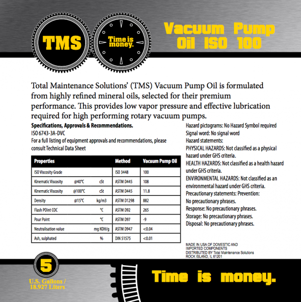 TMS-Vacuum-Pump-Oil-ISO-100-Non-Detergent-Label